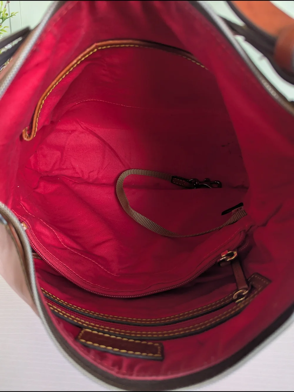 Dooney & Bourke Pink Shoulder Hobo Bag